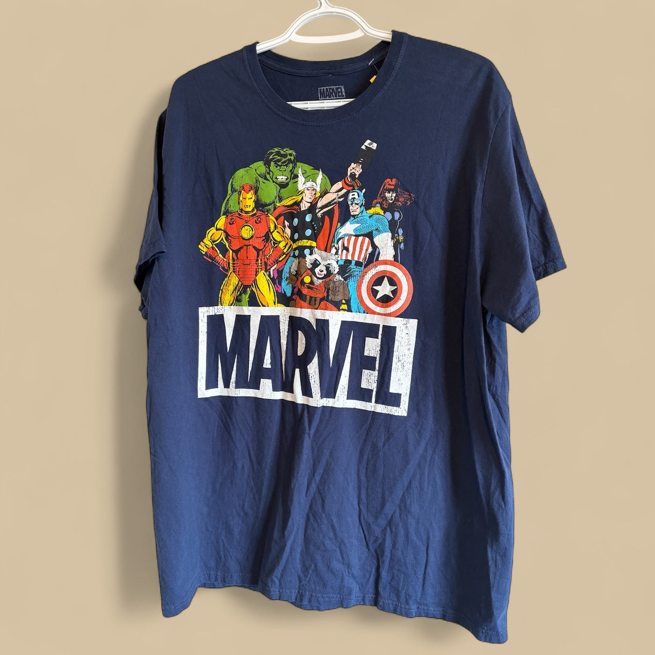 Marvel Icons – Classic Avengers Character Tee (Size XL)